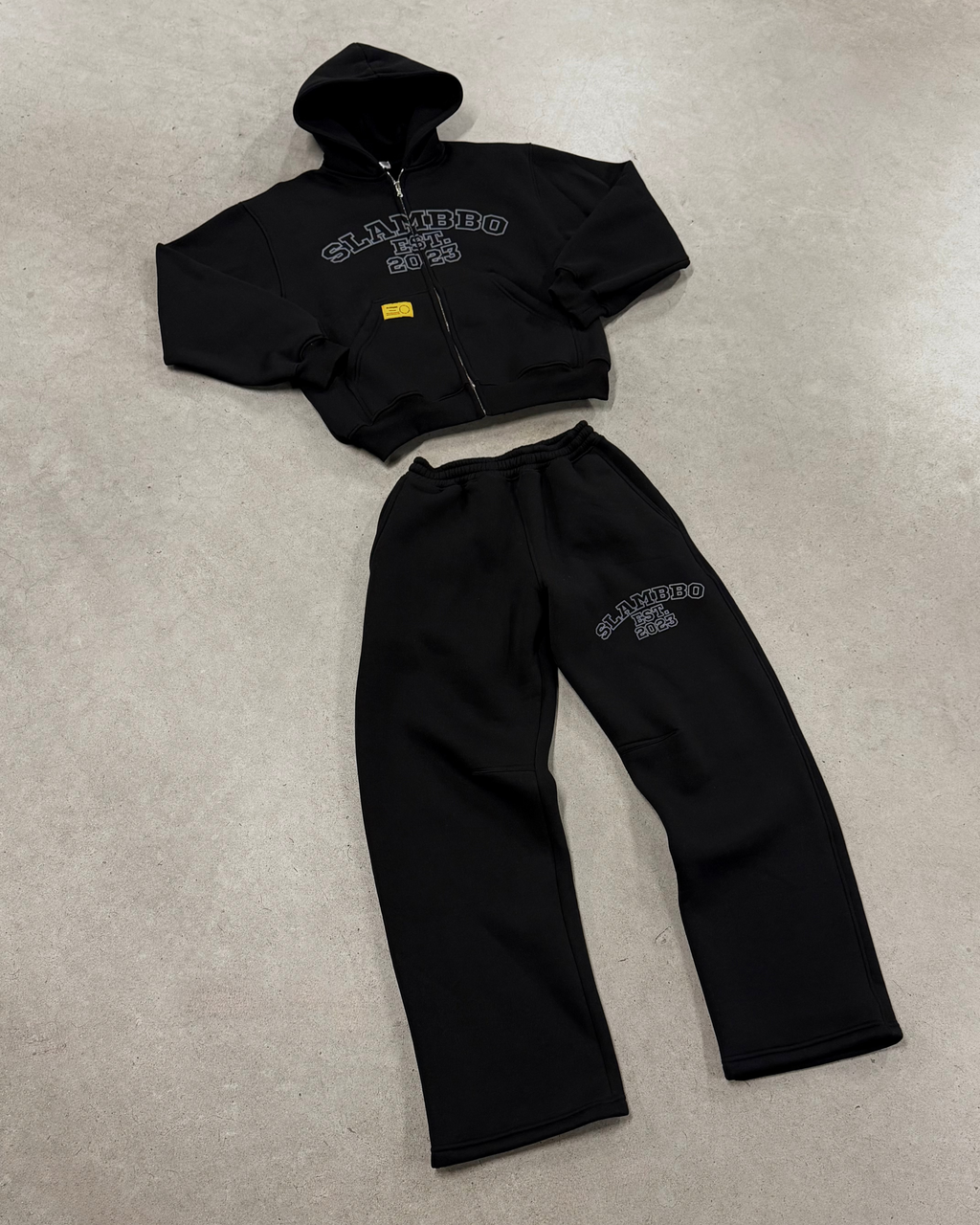 SLAMBBO TRACKSUIT BLACK (EST. 2023)