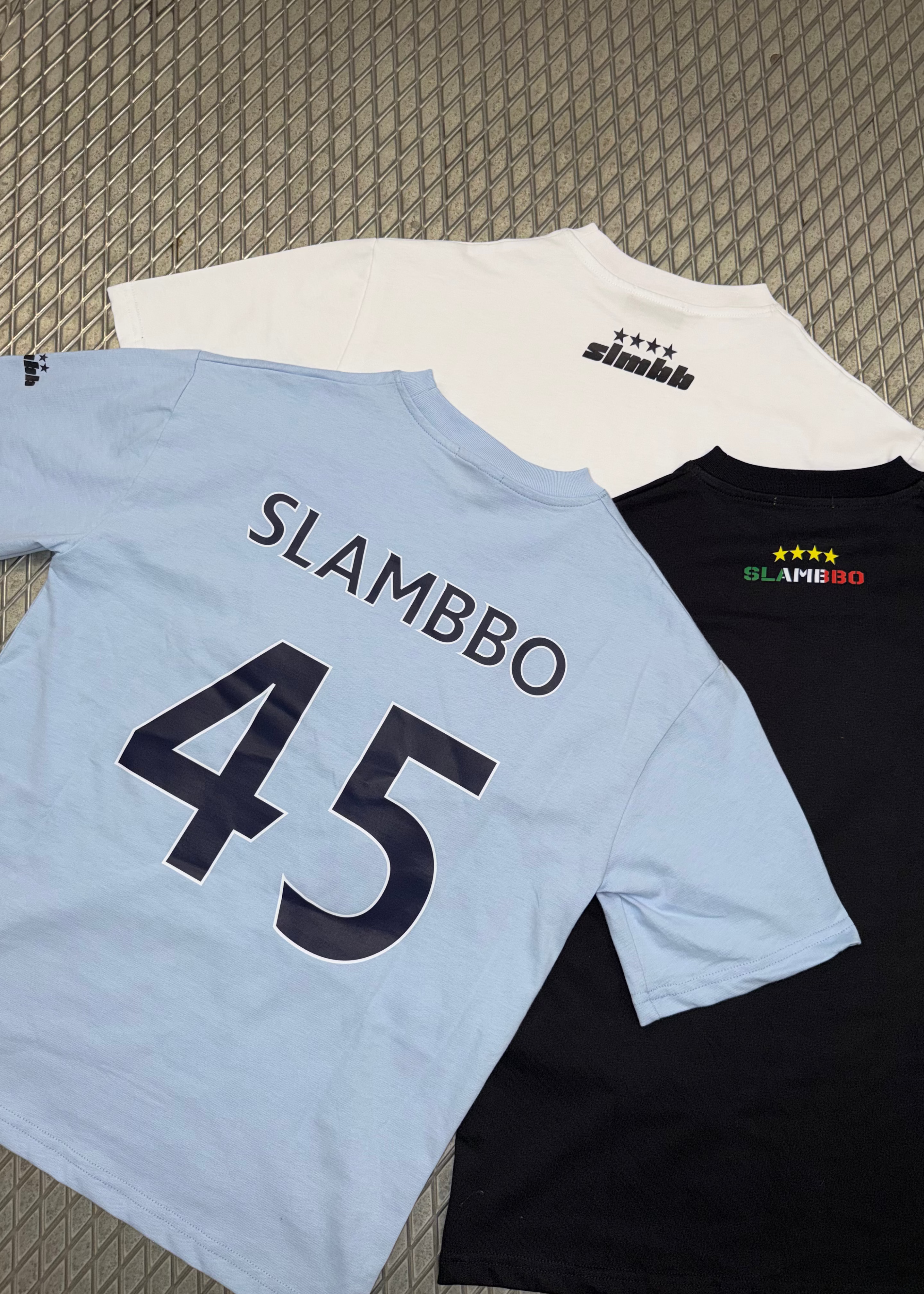 SLAMBBO T-SHIRT BLUE (45-WDNV)