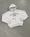 SLAMBBO ZIP HOODIE GREY (EST. 2023)