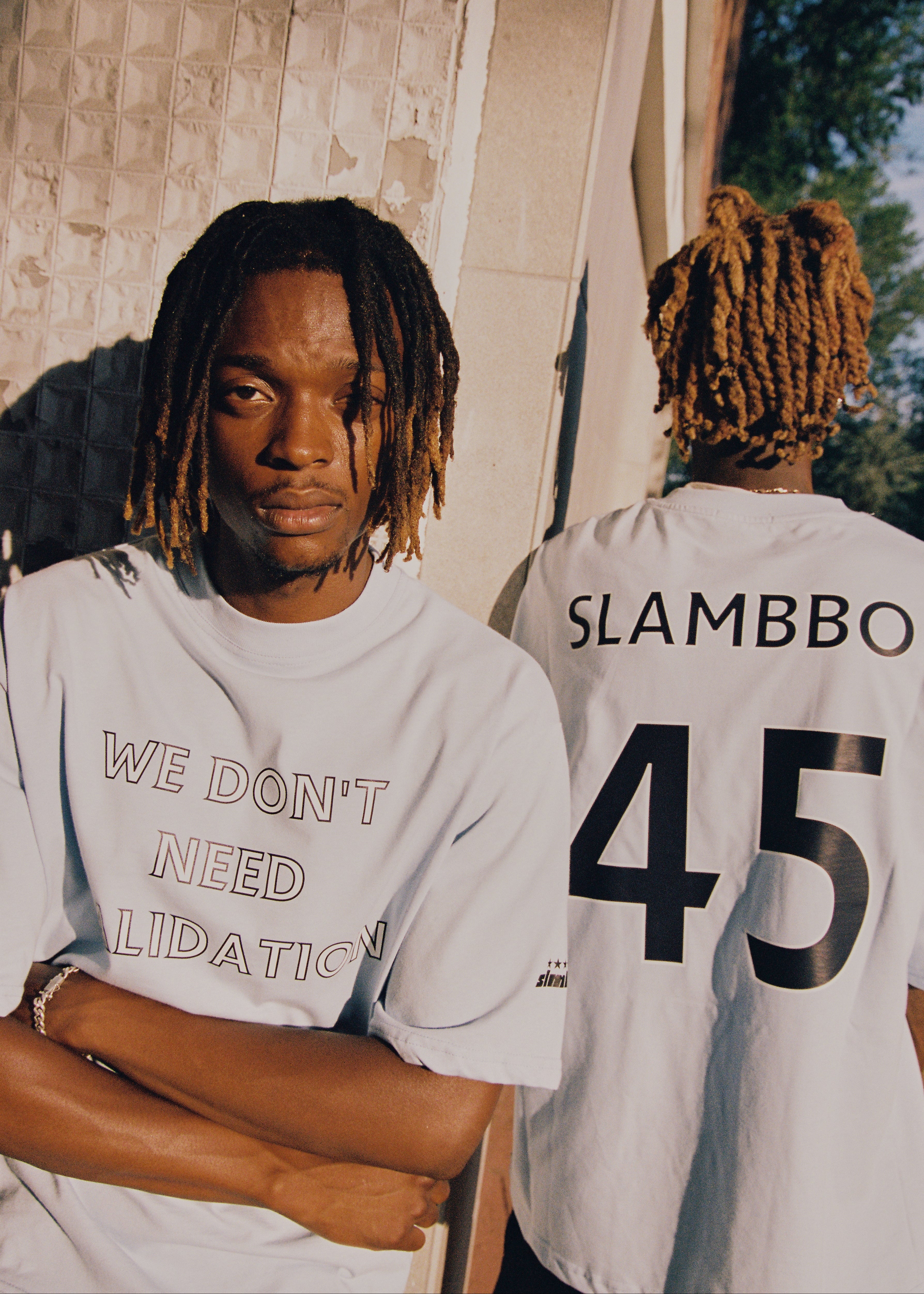 SLAMBBO T-SHIRT BLUE (45-WDNV)