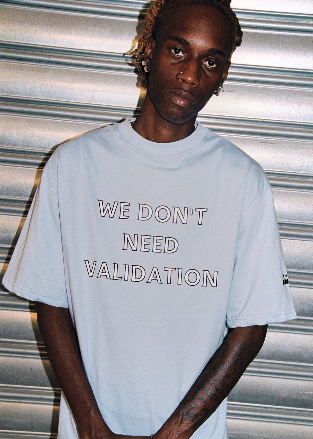 SLAMBBO T-SHIRT BLUE (45-WDNV)