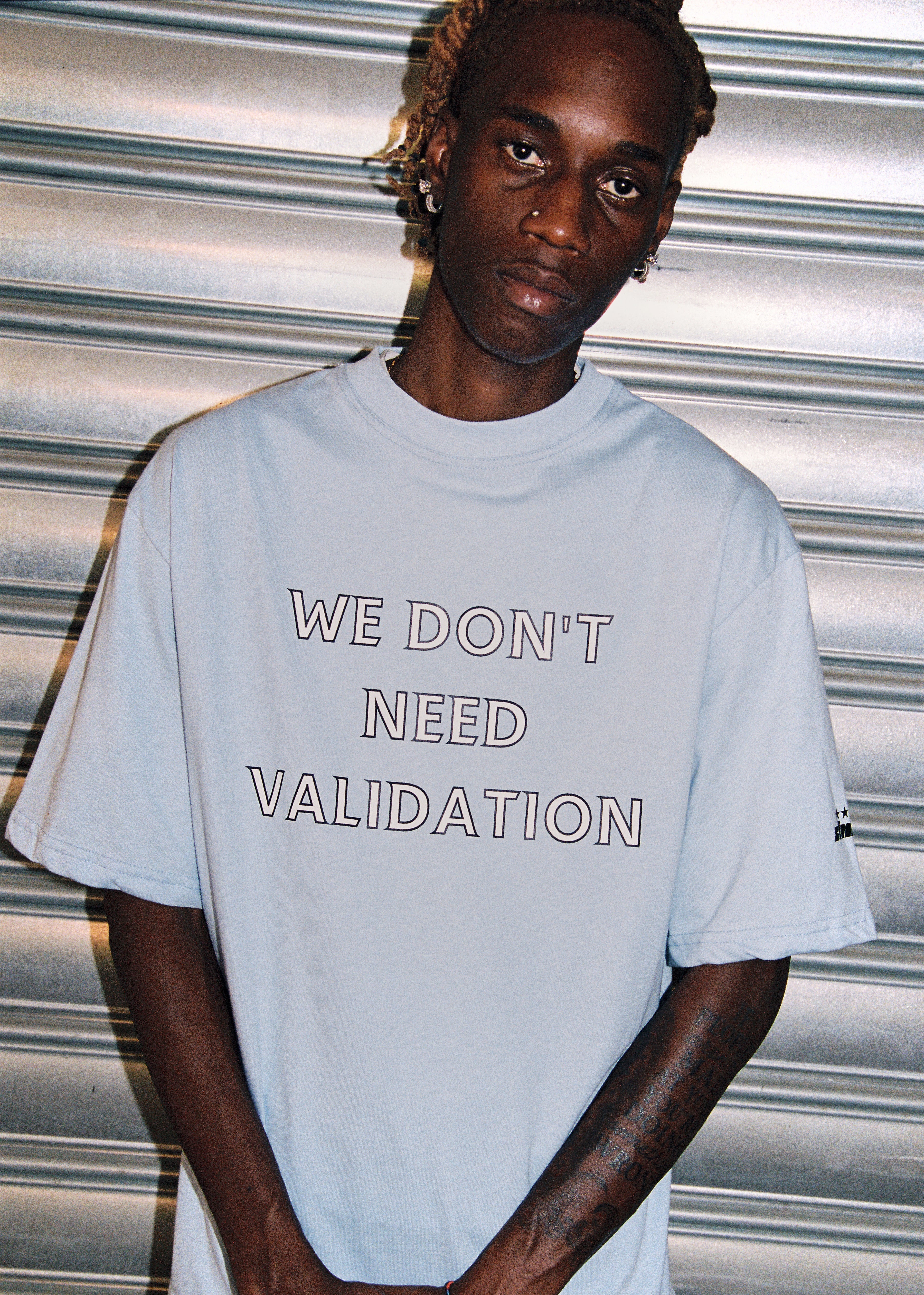 SLAMBBO T-SHIRT BLUE (45-WDNV)